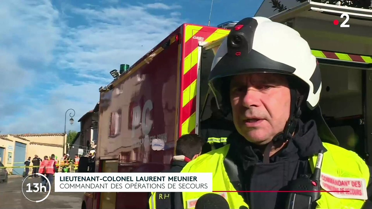 Rhône: Un immeuble situé à Chaponost s'est partiellement effondré ce matin, indiquent les pompiers, précisant qu'aucune victime ni aucun blessé n’est à déplorer - VIDEO