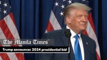 Trump announces 2024 presidential bid