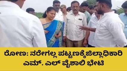ರೋಣ : ಸಾರ್ವಜನಿಕರ ಸಮಸ್ಯೆ ಆಲಿಸಿದ ಜಿಲ್ಲಾಧಿಕಾರಿ ಎಂ.ಎಲ್.ವೈಶಾಲಿ