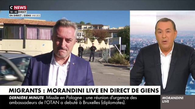 Camp de migrants à Giens: A quelques minutes de l'antenne, la préfecture du Var interdit le direct de Morandini Live prévu ce matin, provoquant la colère du sénateur Stéphane Ravier ! - VIDEO