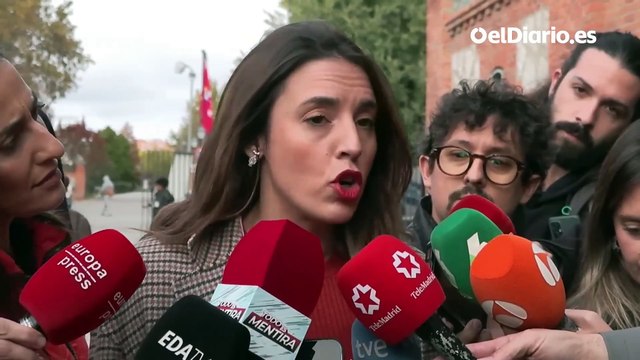 Irene Montero acusa a jueces de no cumplir ley del solo sí es sí por machismo