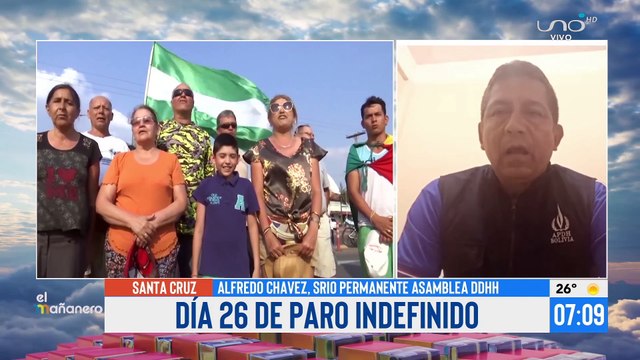 Derechos Humanos evalúa los hechos acontecidos durante los días de paro indefinido en Santa Cruz