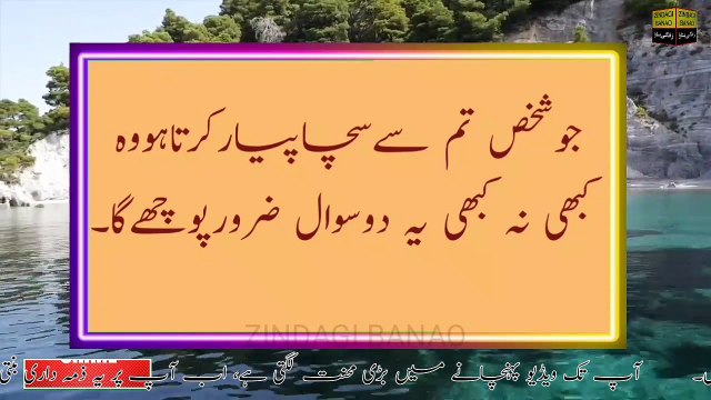 Jo shakhs tum se saccha pyar karta ho vah yah sawal Urdu Quotes | pyari batin | #shorts