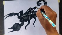 menggambar scorpion 3d