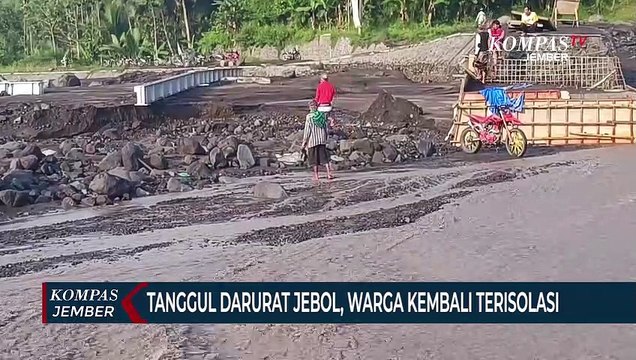 Tanggul Darurat Jebol Diterjang Banjir Lahar Semeru, Warga Satu Dusun Terisolasi