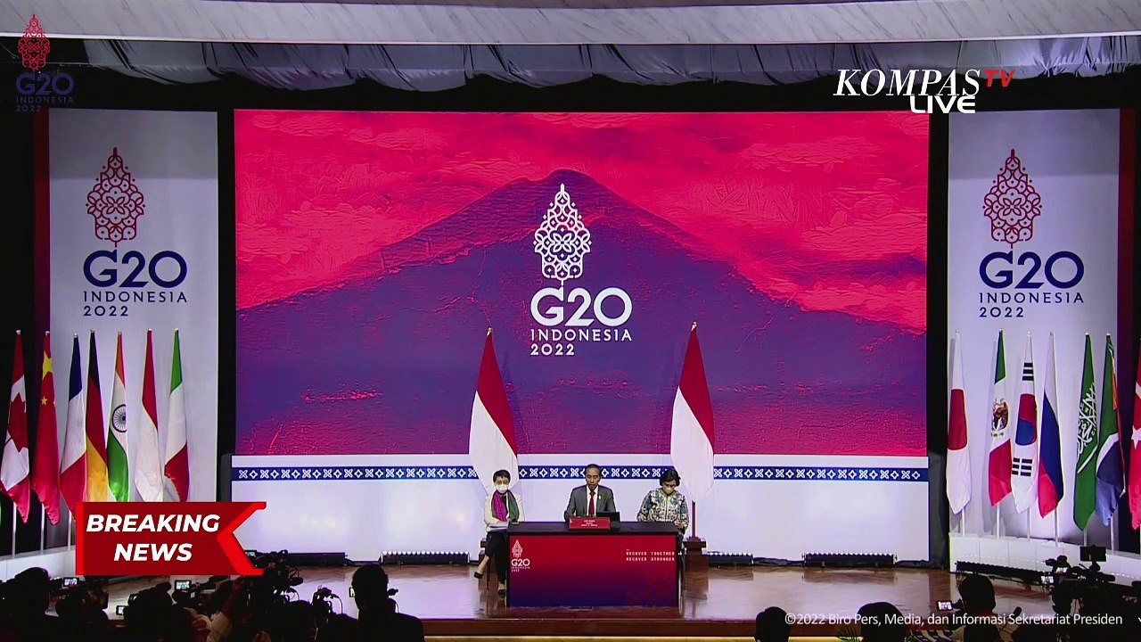 Momen Jokowi Serukan Hentikan Perang di Penutupan KTT G20 Bali