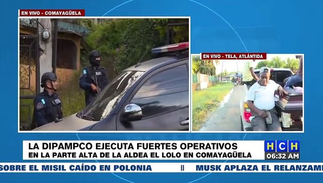 ¡Operativos! Peinan El Lolo en busca de miembros de estructuras criminales