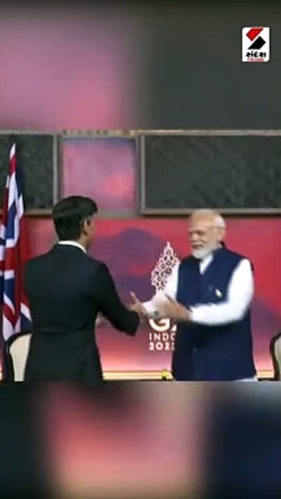 જી-20 સમિટ: PM મોદી અને ઋષિ સુનક વચ્ચે વેપાર, સ...