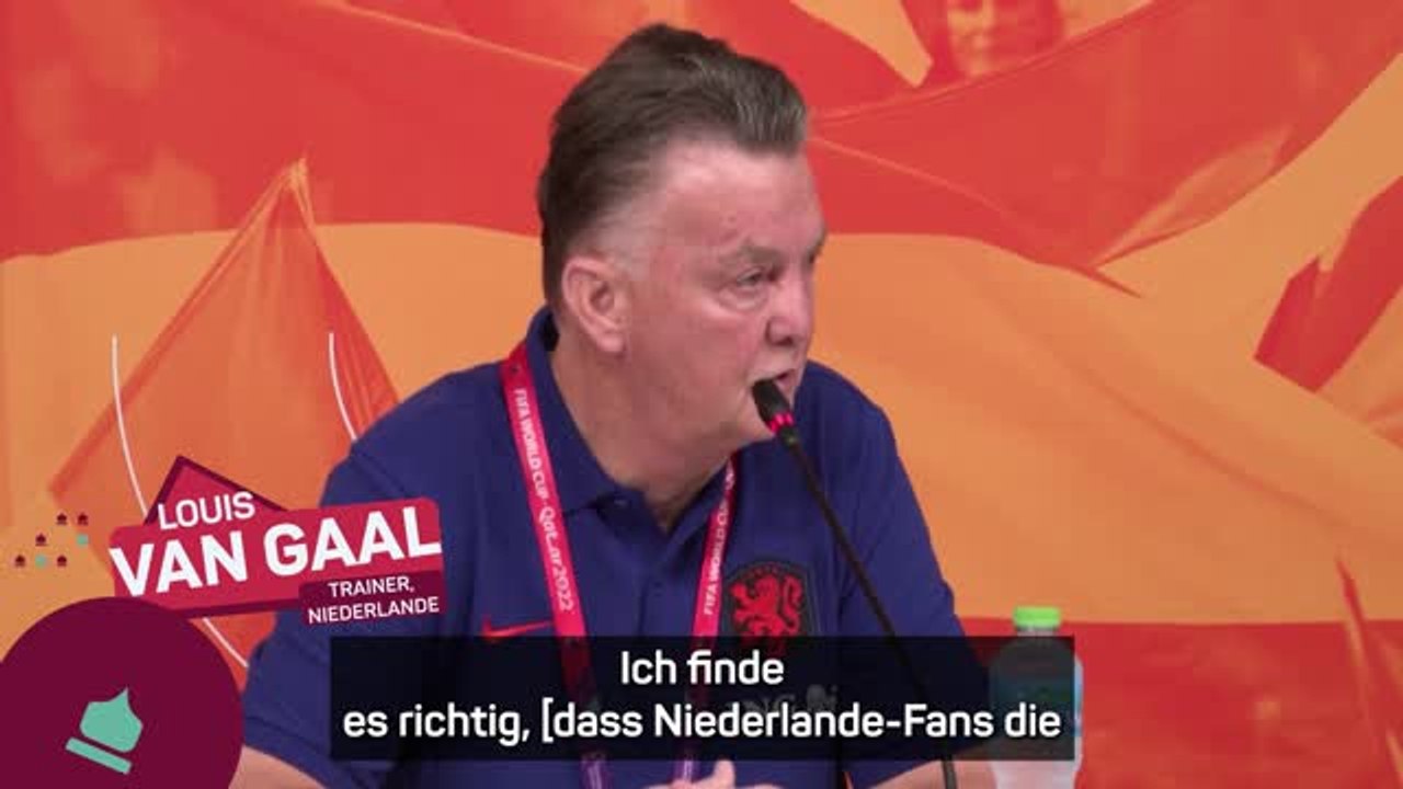 Van Gaal: WM-Boykott der Holland-Fans 'richtig'