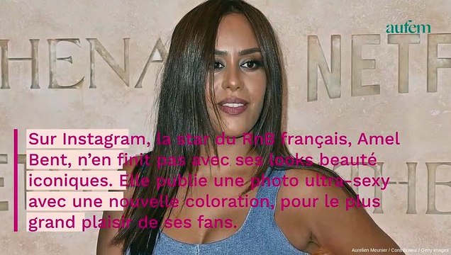 Amel Bent, ultra-sexy en brassière avec une nouvelle coloration