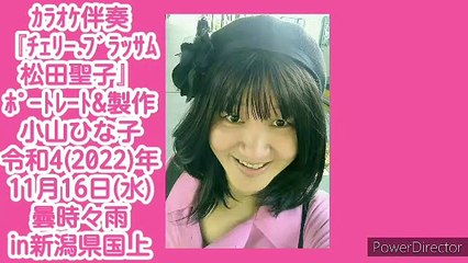 ｶﾗｵｹ伴奏-歌詞ﾅｼ｢ﾁｪﾘｰ.ﾌﾞﾗｯｻﾑ｣松田聖子=ﾎﾟｰﾄﾚｰﾄ&製作BY小山ひな子-令和4(2022)年11月16日(水)曇時々雨in新潟県国上(ｸｶﾞﾐ)良寛さま居住処[五合庵]
