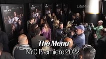 Ralph Fiennes, Anya Taylor-Joy, and Nicholas Hoult at New York Screening of The Menu