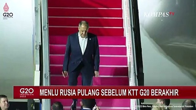 Menlu Rusia dan Presiden Korea Selatan Tinggalkan Bali Sebelum KTT G20 Selesai!