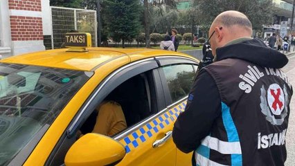 Şişli'de ticari taksi denetimi