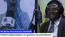Maitre Bertin Paul-Armand Zehouri, Notaire et Spécialiste en gestion de patrimoine