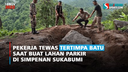 Pekerja Tewas Tertimpa Batu saat Buat Lahan Parkir di Simpenan Sukabumi