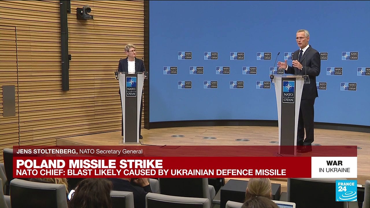 REPLAY - NATO's Stoltenberg: Poland blast likely caused by Ukrainian missile