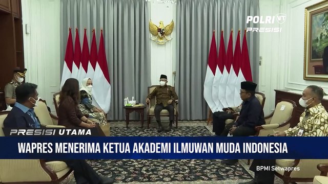 Wakil Presiden Ma'ruf Amin Menerima Ketua Akademi Ilmuwan Muda Indonesia (ALMI)