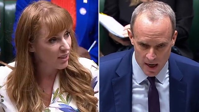Dominic Raab requested investigation into own behaviour as Sunak ‘too weak to get a grip’, Angela Rayner says