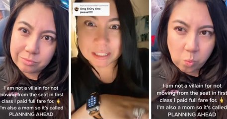 À bord d'un avion, elle refuse d'échanger sa place pour permettre à une famille de s'asseoir ensemble et crée une polémique
