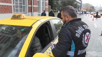 ŞİŞLİ'DE TAKSİ DENETİMİ YAPILDI
