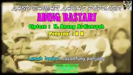 Original Banjar Songs Of The 80s - 90s 'Ading Bastari'