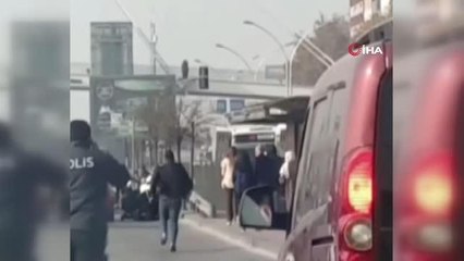 Abisinden çaldığı otomobille kaçarken yakalandı