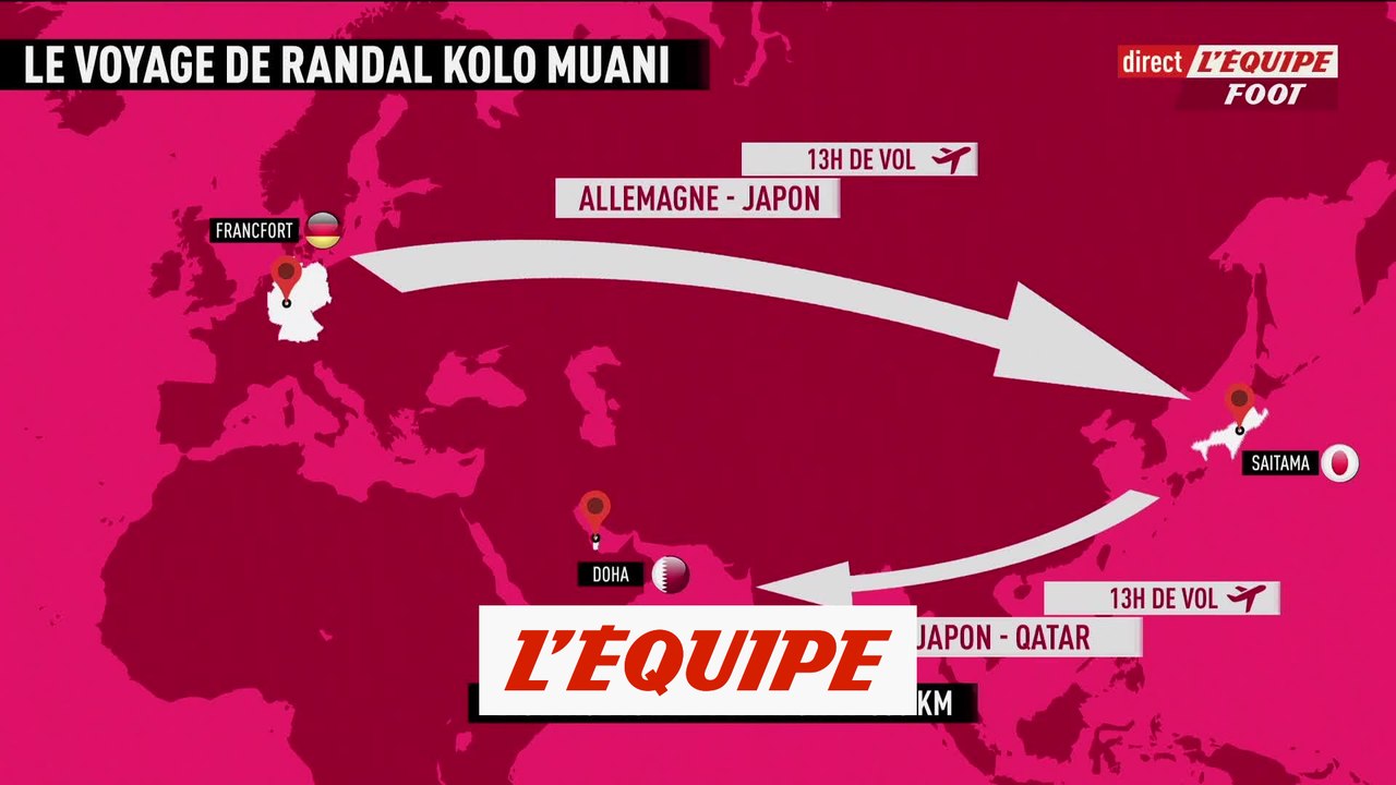 Le voyage de Randal Kolo Muani - Foot - CM 2022 - Bleus