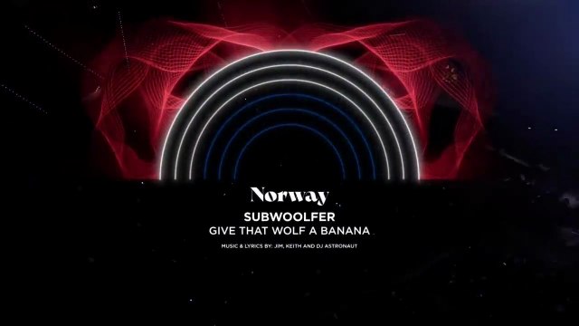 Subwoolfer - Give That Wolf A Banana - LIVE - Norway - Grand Final - Eurovision 2022