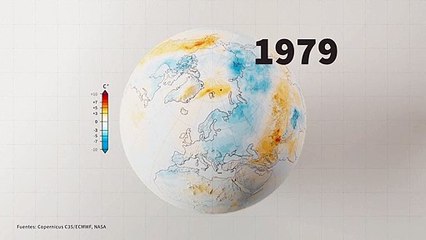 MAPA ANIMADO: Octubre 2022, el mes más cálido jamás registrado en Europa