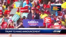 Trump to make major announcement Tuesday at Mar-a-Lago