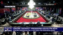 Serahkan Palu ke PM Narendra Modi, Jokowi Estafet Presidensi G20 ke India