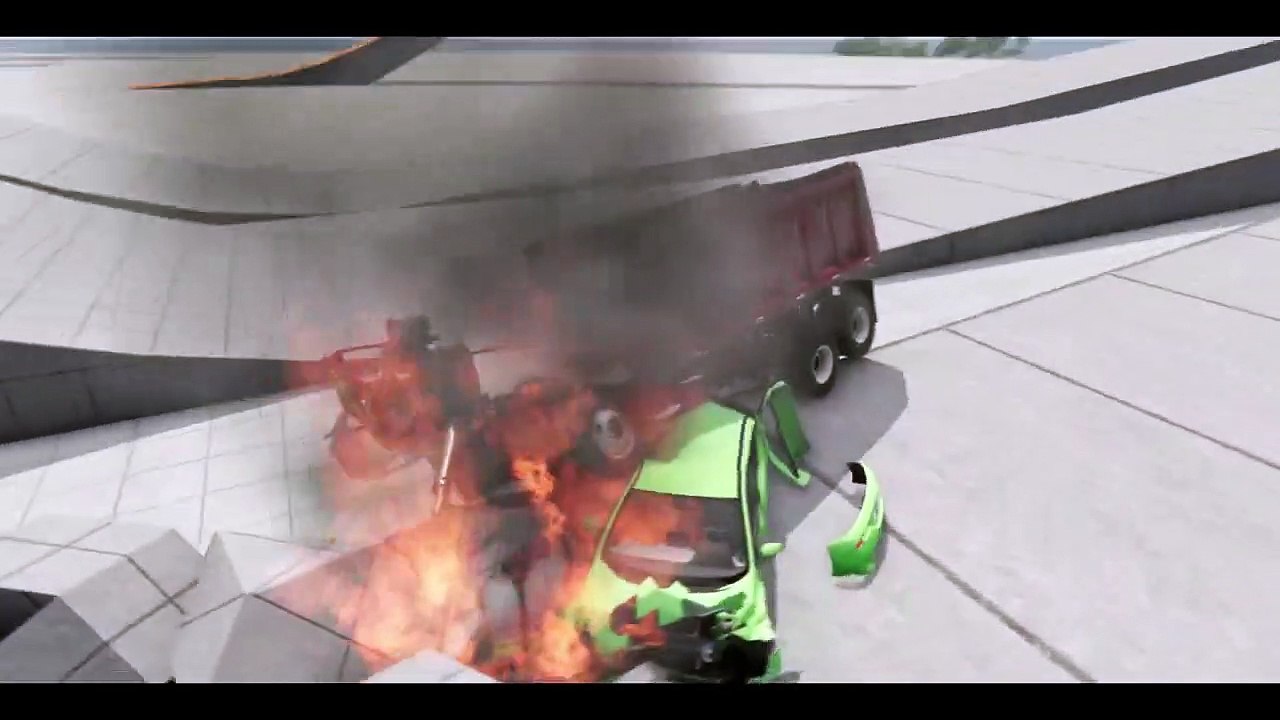 Cars VS HİGH JUMP #9 - High Fall Car Crashes - BeamNG Drive