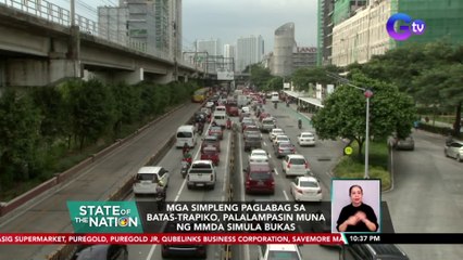 Mga simpleng paglabag sa batas-trapiko, palalampasin muna ng MMDA simula bukas | SONA