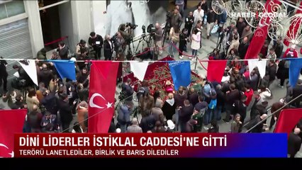 Beyoğlu'nda "İstiklal Bizim" birlik ve beraberlik yürüyüşü düzenlendi