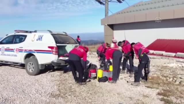 KASTAMONU - JAK timleri Ilgaz Dağı'nda kurtarma tatbikatı yaptı