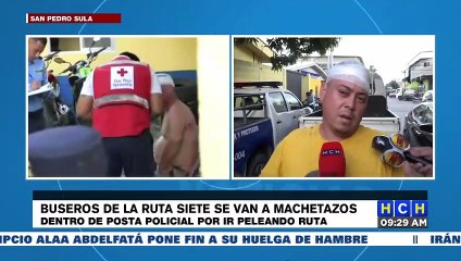 ¡En el Día de la Tolerancia! Buseros "se sacan la roja" dentro de posta peleando una ruta