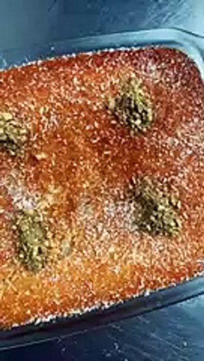 بسبوسة جوز الهند  _ حلويات رمضانيه سهلة(240P)