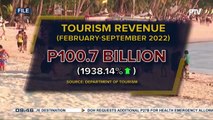 DOT: Tourism revenue hits P100-B as over 2-M travelers visit PH