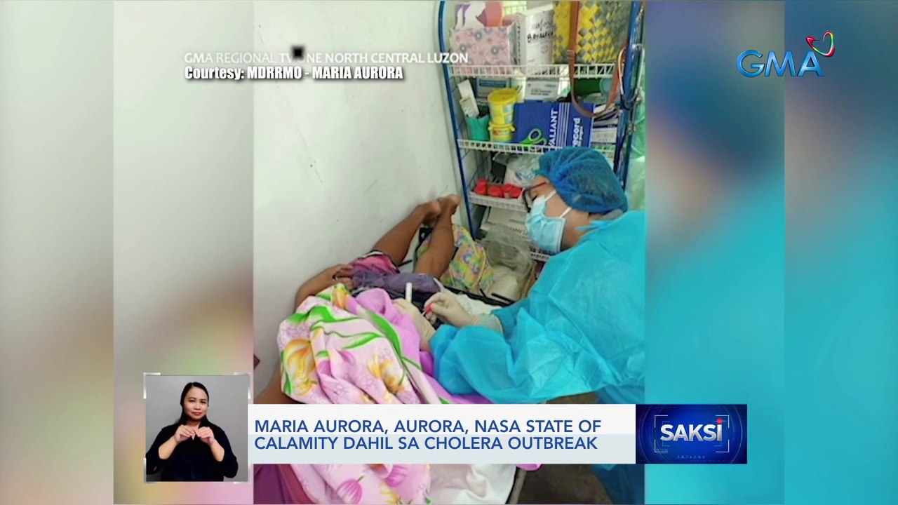 Maria Aurora, Aurora, nasa state of calamity dahil sa cholera outbreak | Saksi
