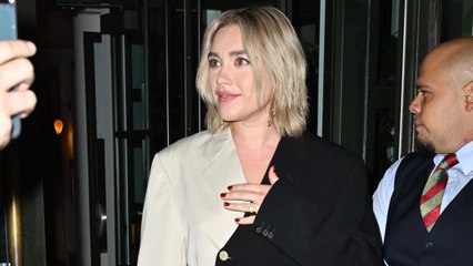 Florence Pugh Pulled a Carrie Bradshaw in a Pair of Mismatched Boots