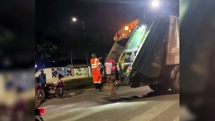 Viral: Recogedor de basura le pone actitud a su trabajo bailando