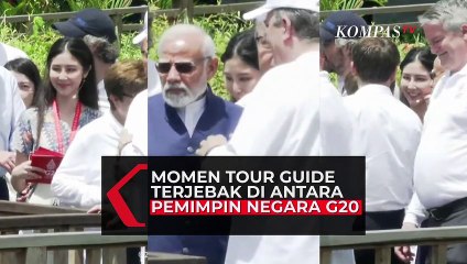 Momen Lucu Tour Guide Terjebak di antara Pemimpin Negara G20 Saat Memandu di Tahura Mangrove Bali
