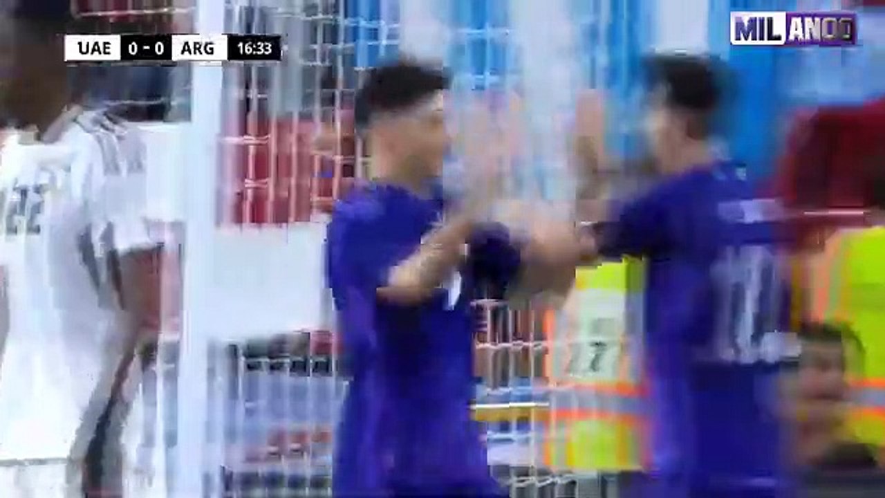 argentiina The goals of the Argentina and UAE match today5/0