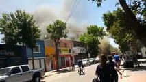VIDEO - Incendio en San Martín