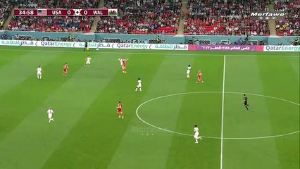 هدف أمريكا الأول على ويلز اليومAmerica's first goal against Wales today
