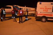 Ambulans uçak trafik kazasında yaralanan tiyatrocu Sergen Deveci havalandı