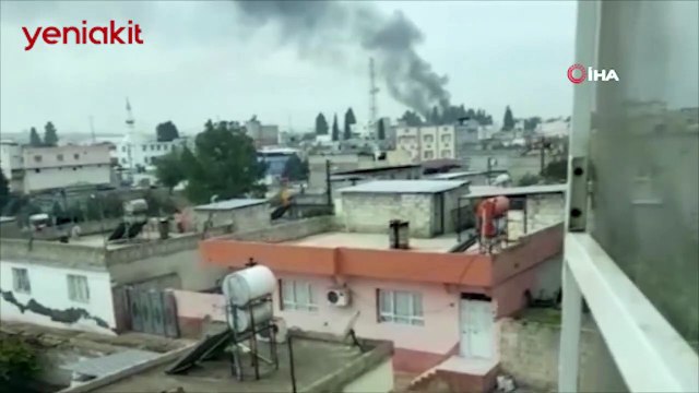 Karkamış'taki roket saldırısının yeni görüntüleri ortaya çıktı!