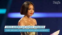 Kelly Rowland Asks 2022 AMAs Crowd to 'Chill Out' After Chris Brown Win Elicits Boos