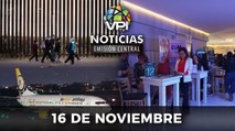 En Vivo  | Noticias de Venezuela hoy - Miércoles 16 de Noviembre - @VPItv Emisión Central